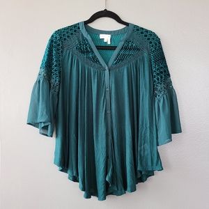 ✨LAST CHANCE | Anthropologie Meadow Rue Blouse, S